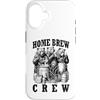 Grandio Design Beer & Alcohol Lover Drin Custodia per iPhone 16 Home Brew Crew Bears Birra artigianale Birra Brewmaster divertente