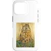 Gustav Klimt Portrait Custodia per iPhone 16 Pro Gatto Giardino Bacio Gustav Klimt