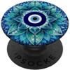 Evil Eye Mandala Charm protettivo mandala malocchio blu PopSockets PopGrip Adesivo