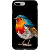 Robin Bird Outfit Custodia per iPhone 7 Plus/8 Plus Costume da pettirosso colorato per gli amanti degli uccelli e delle piume