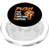 Christian faith prayer cross religious w Design a croce con scritta PUSH Pray Until Something Faith PopSockets PopGrip per MagSafe