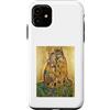 Gustav Klimt Portrait Custodia per iPhone 11 Gatto Giardino Bacio Gustav Klimt