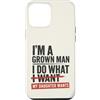 Dad Husband Family Life Custodia per iPhone 12 Pro Max Divertente padre figlia citazione uomo adulto papà protettivo
