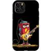 Rocking Battery Outfit Custodia per iPhone 11 Pro Impressionante batteria Rock con chitarra elettrica Costume