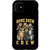 Grandio Design Beer & Alcohol Lover Drin Custodia per iPhone 11 Home Brew Crew Bears Birra artigianale Birra Brewmaster divertente