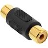 InLine 19918 Adattatore Audio con Presa Rca, Nero
