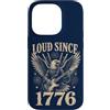 Patriotic USA America Anniversary Pride Custodia per iPhone 14 Pro Forte dal 1776 Patriotic Eagle Guitar Fireworks USA
