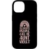 Rosy Personalized First Name Merch for G Custodia per iPhone 14 Le mie persone preferite mi chiamano zia Violet Nome zia