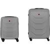 WENGER Prymo Set di 2 Valigie, Bagaglio a Mano S + Valigia da Viaggio L, Guscio Rigido, 36 (43) l + 93 (107) l, Espandibile