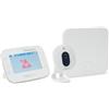 Foppapedretti Video Monitor Angelcare AC327, con Sensore Movimento, Bianco, 4.3'' LCD, Zoom Digitale, Telecamera Grandangolo, Monitoraggio Temperatura, Portata 250m, Funzione Localizzatore