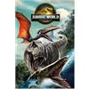 Grupo Erik: Poster Jurassic World Rebirth |Scrivania gaming, Gaming, v 91.5 x 61 cm incorniciabile, merchandising vintage, poster arte pop/Decorazioni casa, decorazione cameretta
