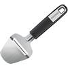 FACKELMANN Affetta formaggio duro 21 cm SENSE, lama affilata di alta qualità in acciaio inox, affettatrice per formaggio con impugnatura morbida antiscivolo ed ergonomica (colore: argento/nero