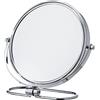 HIMRY Pieghevole Specchio Cosmetico Doppia Faccia 8 Pollici, 7X Ingrandimento, Specchio da Tavolo, Specchio da Trucco Specchio Bagno Da Barba Rasatura, KXD3125-7x