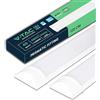 V-TAC 2x Plafoniere LED Lineari da Soffitto 120 CM - 40W - Chip Samsung - 2 Pezzi - Lampada Rettangolare 4800 Lumen IP20 per Parete, Garage, Negozio - Tubo LED Plafoniera - Luce 3000K Bianca Calda