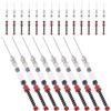 WOONEKY 22 pezzi Convertitore universale per penna stilografica con ago a molla, strumento riempimento inchiostro resistente alla corrosione, caricatore per cartucce, kit refill per ufficio e scuola