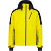 CMP Giacca da sci da uomo in twill con cappuccio, 35W0027 (IT, Numero, 48, Regular, Regular, Winter Sun/Nero)