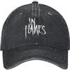 TBSANIN Cappello da Baseball Unisex in Fiamme Rock Metal Band Berretti Abiti Moda Snapback Cappello Regolabile Regali