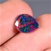 Opale Nero, Gemma Opale Sfaccettata, Gemma Opale Nero Etiope Naturale 1,00 Ct
