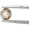 Surat*Diamond*City Decorato Diamante Naturale 0.24TCW Grigio Marrone Luccicante Rotondo Rose-Cut Di