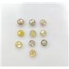Surat*Diamond*City Loose Diamante Naturale Forma Rotonda Giallo Tonalità Colore 0.19 KT 1.5 MM
