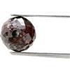 Surat*Diamond*City Big Diamante Naturale Trapanato Rotondo 2.23ct 7.0mm Grigiastro Marrone Colore