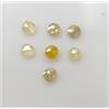 Surat*Diamond*City Lotto Di Diamanti Naturali Rosé Round Cut 0.33 Cts 7 Pezzi