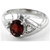 Artik Jewels Anello In Argento Sterling 925 Con Gemma Di Granato Naturale Per Uomo AJ804
