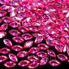 Pietra preziosa naturale certificata Mogok Red Ruby Eye Clean 3x1,5 mm taglio...