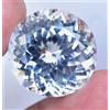 Senza Difetti Zaffiro Bianco Naturale 55.25 Ct Rotondo Estremamente Raro Gemma