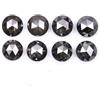 Sparkling Fancy Diamonds Grigiastro Nero Diamante 3.5MM/1 PC Rotondo Portamonete Naturale Sold Per Beige