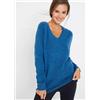 Freemans Maglione Blu Mélange Scollo A V Maniche Lunghe 10/12 18/20 fm250-16
