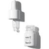 HCS Srl FaceD Pure C Booster Illuminante Viso - Trattamento antietà a base di vitamina C - 4 flaconi