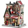 Lemax The Pet Clothier - Edificio Illuminato in Porcellana con Scena Interna (cm 18h)