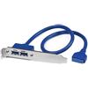 Startech.com Adattatore Startech Usb 3.0 2porte [USB3SPLATE]