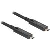 DeLOCK 84258 cavo USB 3.2 Gen 2 (3.1 2) 15 m C 10 Gbit/s 60 W Nero [84258]