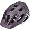 uvex Quatro CC, Casco MTB Seguro Unisex, Ajuste de Talla individualizado, Visera Regulable, Plum, White Matt, 56-61 cm
