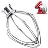 Moloudan Frusta a filo in acciaio inossidabile inox per KitchenAid mini robot Artisan 3.3L, frusta a 6 fili, accessori per mixer KitchenAid