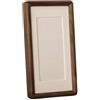 FABULETTA Cornice portafoto in legno massiccio, 8 x 15 cm, con passepartout 4 x 11 cm, elegante finitura in legno di noce/naturale, stabile cornice da tavolo per foto e arte (A)