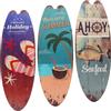 PACKOVE Decorazioni Adesive per Pareti in Legno 3 Pezzi Tavola Surf Vintage per Decorazione Spiaggia Estiva Casa Interno ed Esterno