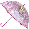 CERDÁ LIFE'S LITTLE MOMENTS Ombrello a bolla Barbie - Apertura manuale - Colore rosa - Realizzato in 100% POE con struttura in fibra di vetro - Prodotto originale progettato in Spagna, Rosa, Moderno