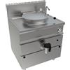 Attrezzature Professionali Pentola Industriale Armadiata a Gas con Riscaldamento Diretto - Profondità Cm 70 - Capacità lt 55 / 60