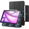 ESR Cover per iPad Air 13 M4/M3/M2 (2026/2025/2024), iPad Pro 12.9 (6a/5a/4a Gen), Custodia Magnetica con Supporto Trifold, Aggancio Magnetico, Auto Attivazione/Standby, Nero