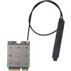 Louttary Scheda di Rete WiFi 7 QCNCM865 M.2 Bluetooth 5.3 Fino A 5,8 Gbps Adattatore WiFi 6E WLAN per Win11