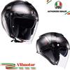 AGV Casco AGV Irides Zagabria Matt Gunmetal Red Moto Jet Tg M 57 58 E2206