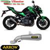 Arrow Kawasaki Z 900 E 2018 Terminale Di Scarico Slip-On Moto Pro-Race Acciaio