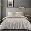 GC GAVENO CAVAILIA Set copripiumino reversibile con federe, king size, in policotone, morbido copripiumino (230 x 220 cm), stile Kentish