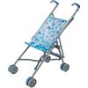 Idena 40069 - Bambola Buggy Orso Pieghevole Motivo, Blu