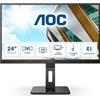 AOC Pro-Line 24P2QM - Serie P2 - Monitor LED - 61 Cm (24") (23.8" Visibile) - 1