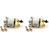 Vjsujehgy 2X P502489 Filtro Carburante Marino Gruppo Filtro Separatore Acqua Carburante P502489 Parti di Ricambio per Barche F1380-O
