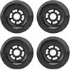 Vjsujehgy 4X Longboard Skateboard Elettrici Pneumatici 90Mm PU 78A Ruote Antiurto E-Skateboard Accessori di Ricambio Pezzi di Ricambio